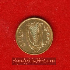 1/2 пенни 1971 года Ирландии